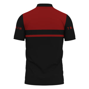 Railspirit Custom Name Detroit & Mackinac Railroad Polo Shirt American Train Ticket Printed Shirt