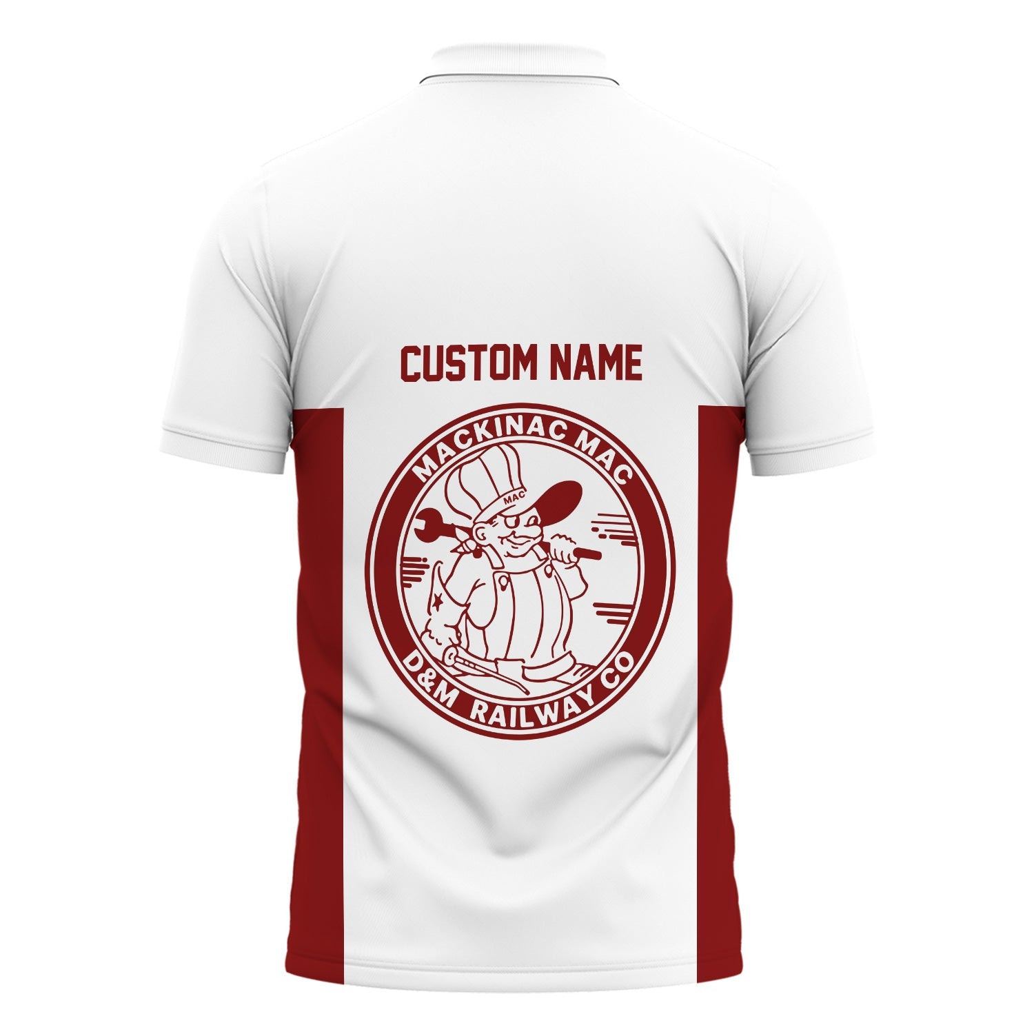 Railspirit Custom Name Detroit & Mackinac Railroad Polo Shirt Yes I Need All Those Train Printed Shirt