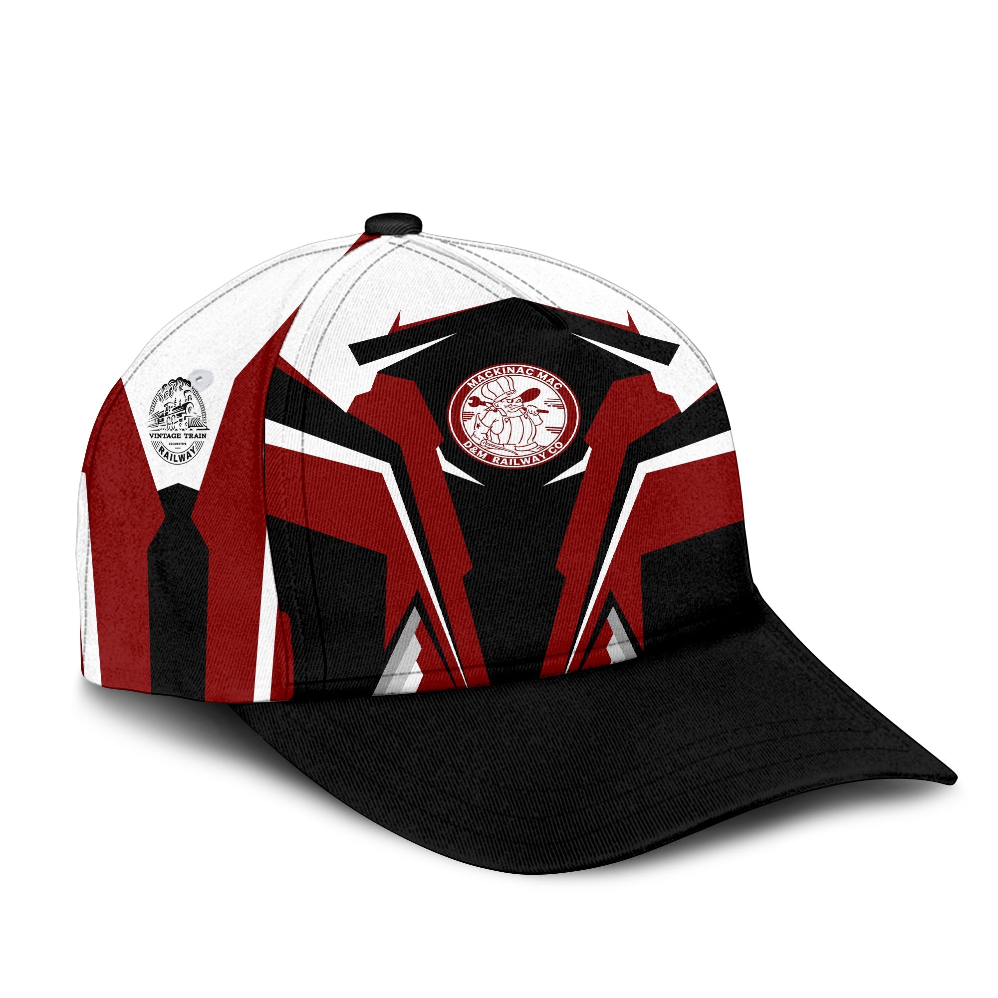 Railspirit Detroit & Mackinac Railroad Classic Cap Strong Line Style Cap All Over Print