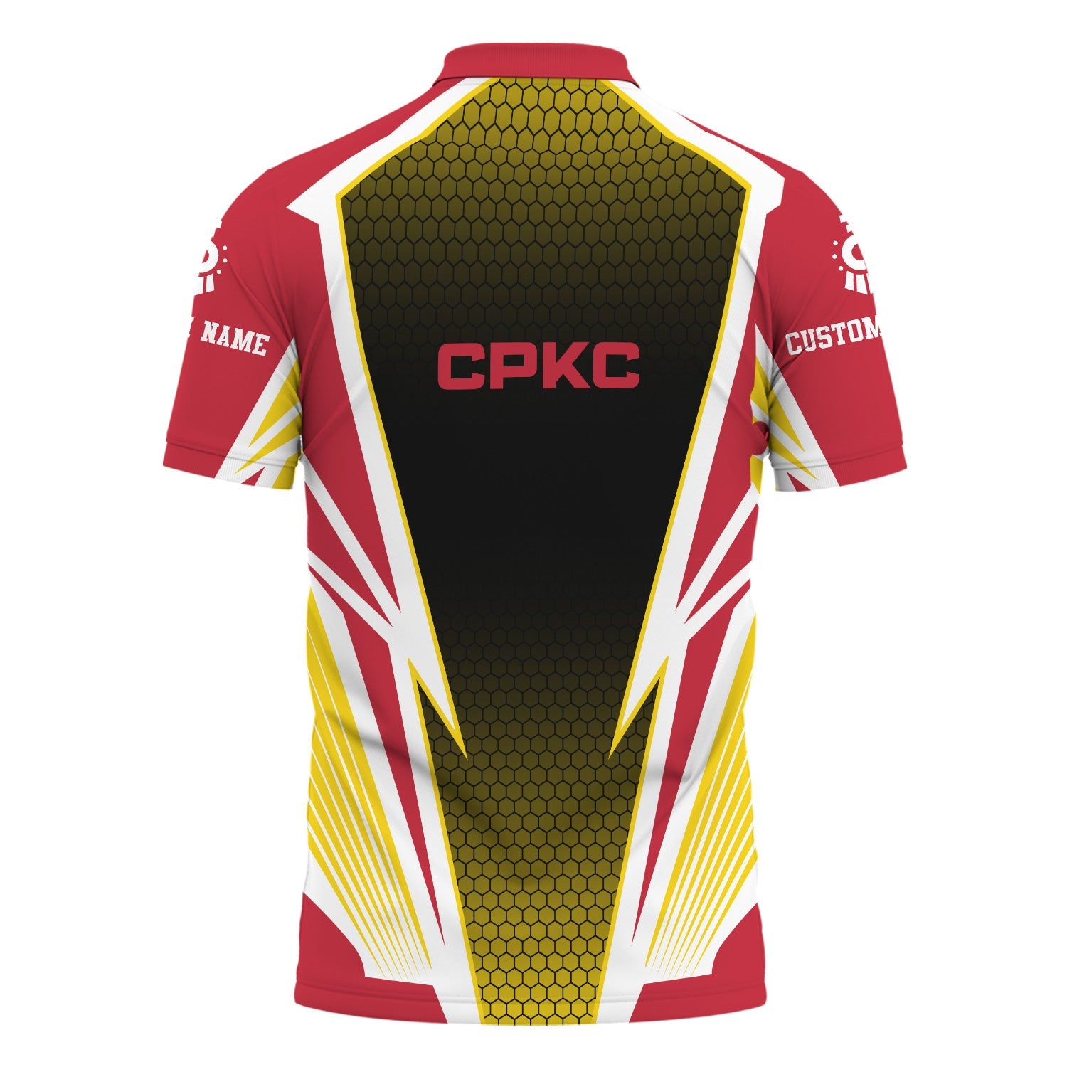 Railspirit Personalized Canadian Pacific Kansas City Polo Shirt Lightning Graphic Style CPKC Shirt Gift Idea For Train Lover