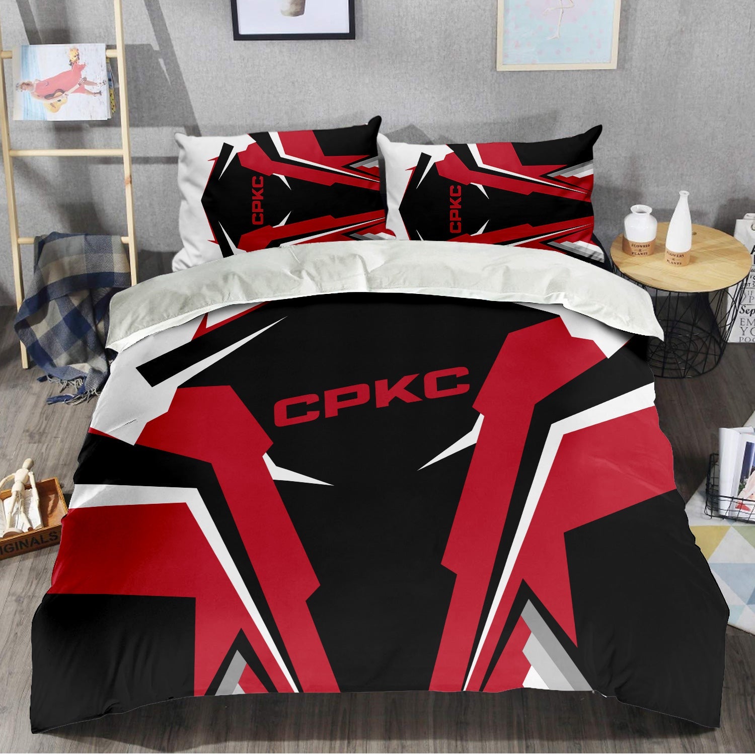 Railspirit Canadian Pacific Kansas City Bedding Set Strong Line Style CPKC Bedding Set All Over Print