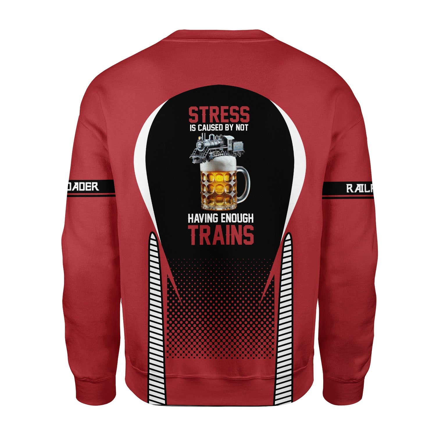 Railspirit Personalized Florida East Coast Railway Sweatshirt Stress Is Caused By Not Having Enough Trains Shirt All Over Print Shirt