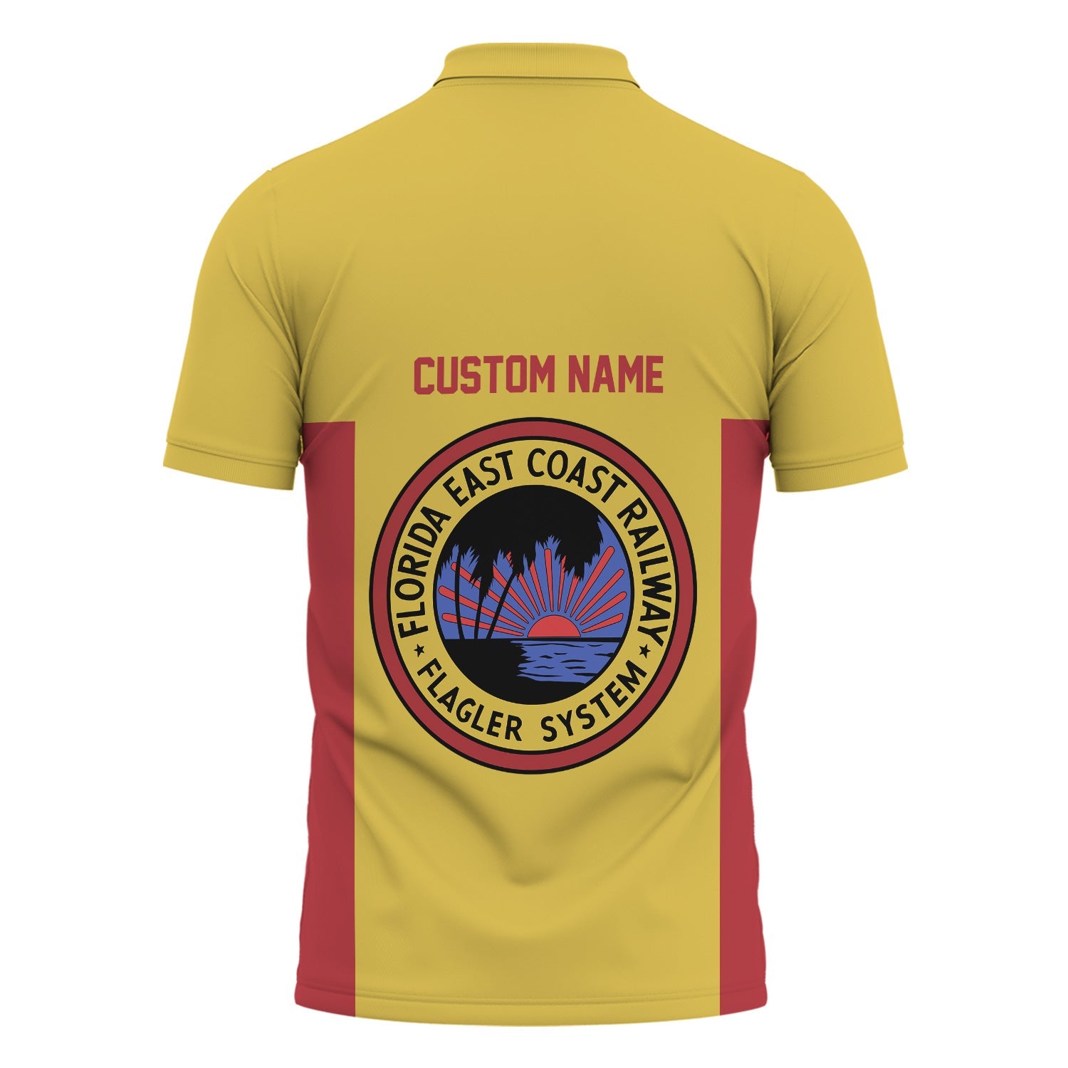 Railspirit Custom Name Florida East Coast Railway Polo Shirt Yes I Need All Those Train Printed Shirt