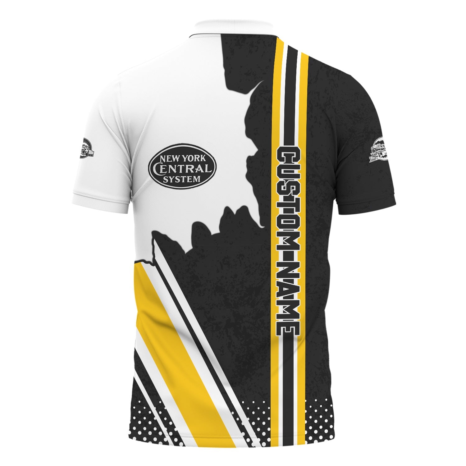 Railspirit Personalized New York Central Railroad Polo Shirt All Over Printed Unisex Shirt