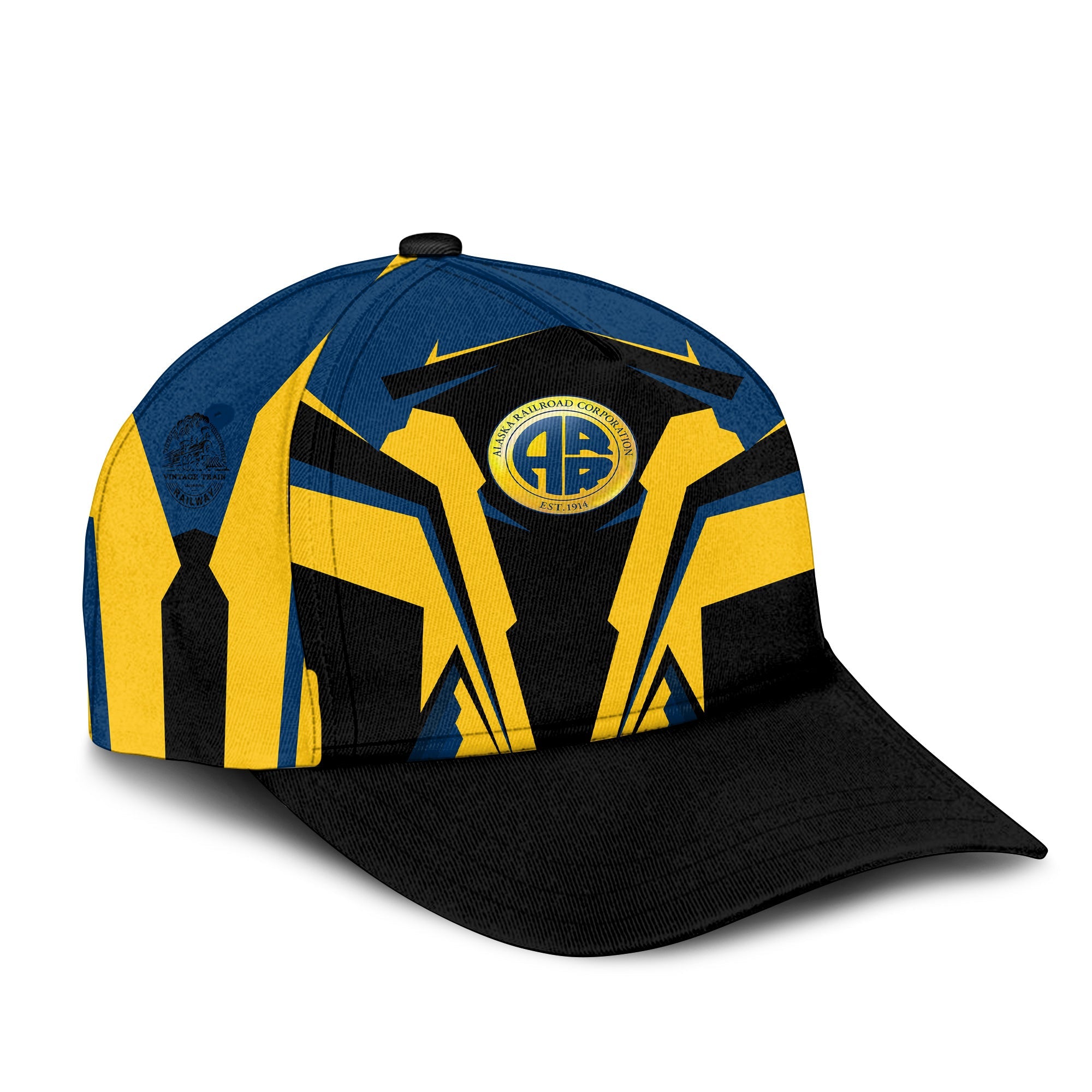 Railspirit Alaska Railroad Classic Cap Strong Line Style Cap All Over Print