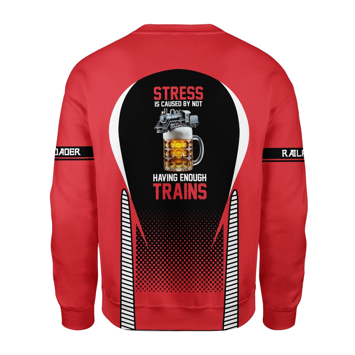 Railspirit Personalized Kansas City Southern Sweatshirt Stress Is Caused By Not Having Enough Trains Shirt All Over Print Shirt