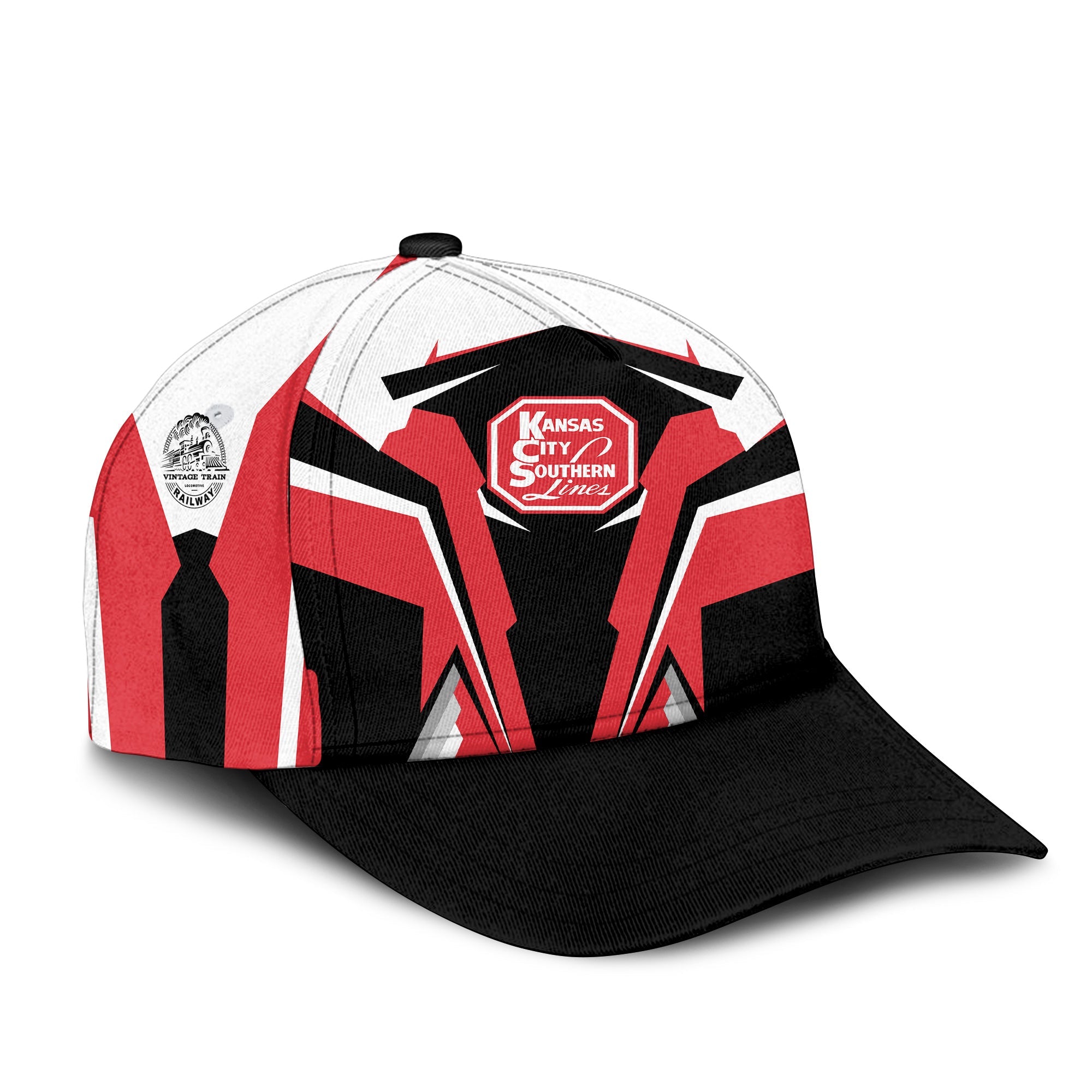Railspirit Kansas City Southern Classic Cap Strong Line Style Cap All Over Print