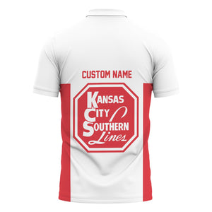 Railspirit Custom Name Kansas City Southern Polo Shirt Yes I Need All Those Train Printed Shirt