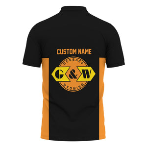 Railspirit Custom Name Genesee & Wyoming Inc. Railroad Polo Shirt Yes I Need All Those Train Printed Shirt