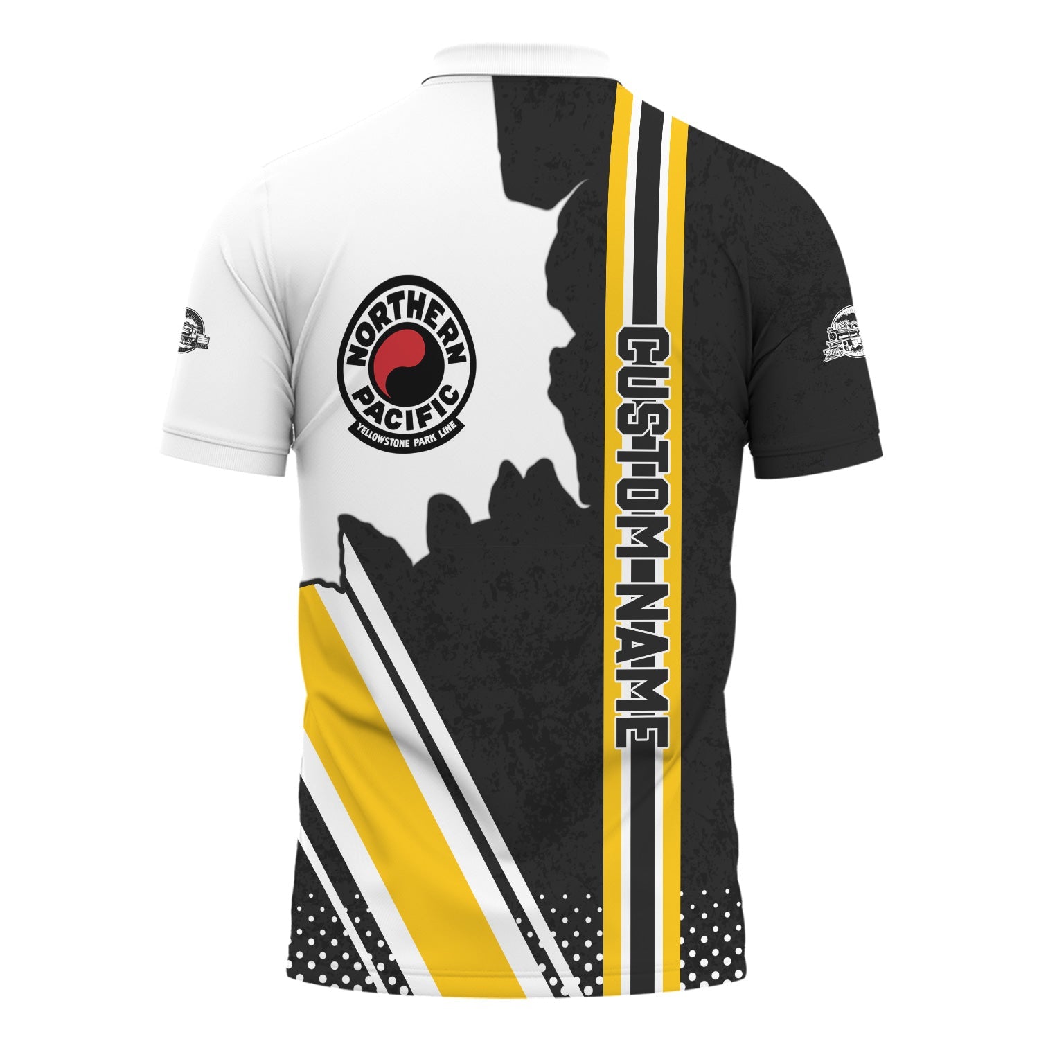 Railspirit Personalized Northern Pacific Railway Polo Shirt All Over Printed Unisex Shirt