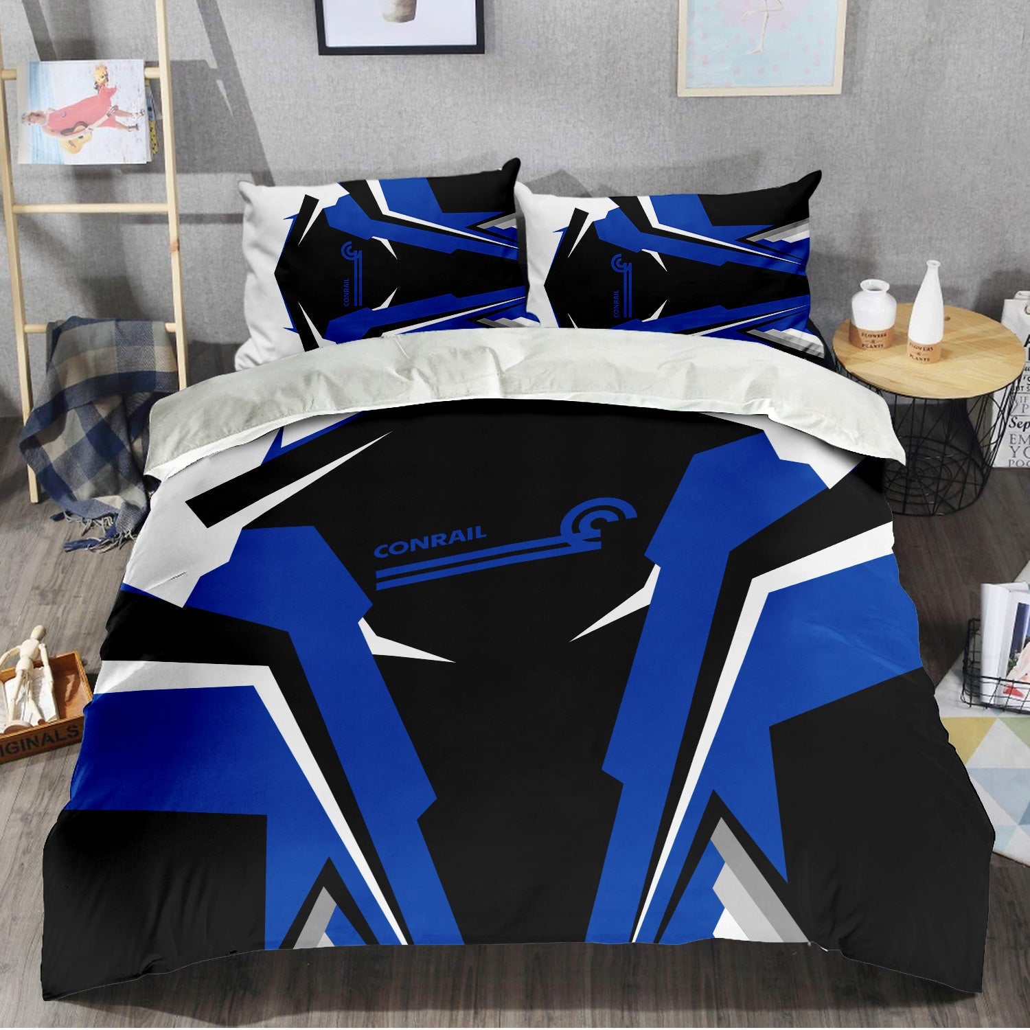 Railspirit Conrail Railroad Bedding Set Strong Line Style Bedding Set All Over Print