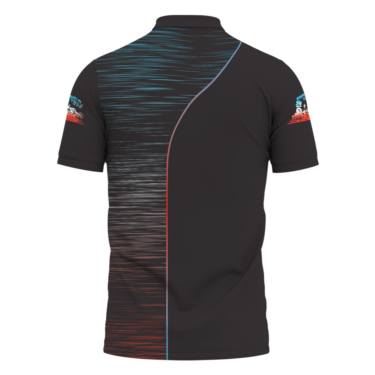 Railspirit Personalized Locomotive Power Polo Shirt – Perfect for Train Lovers