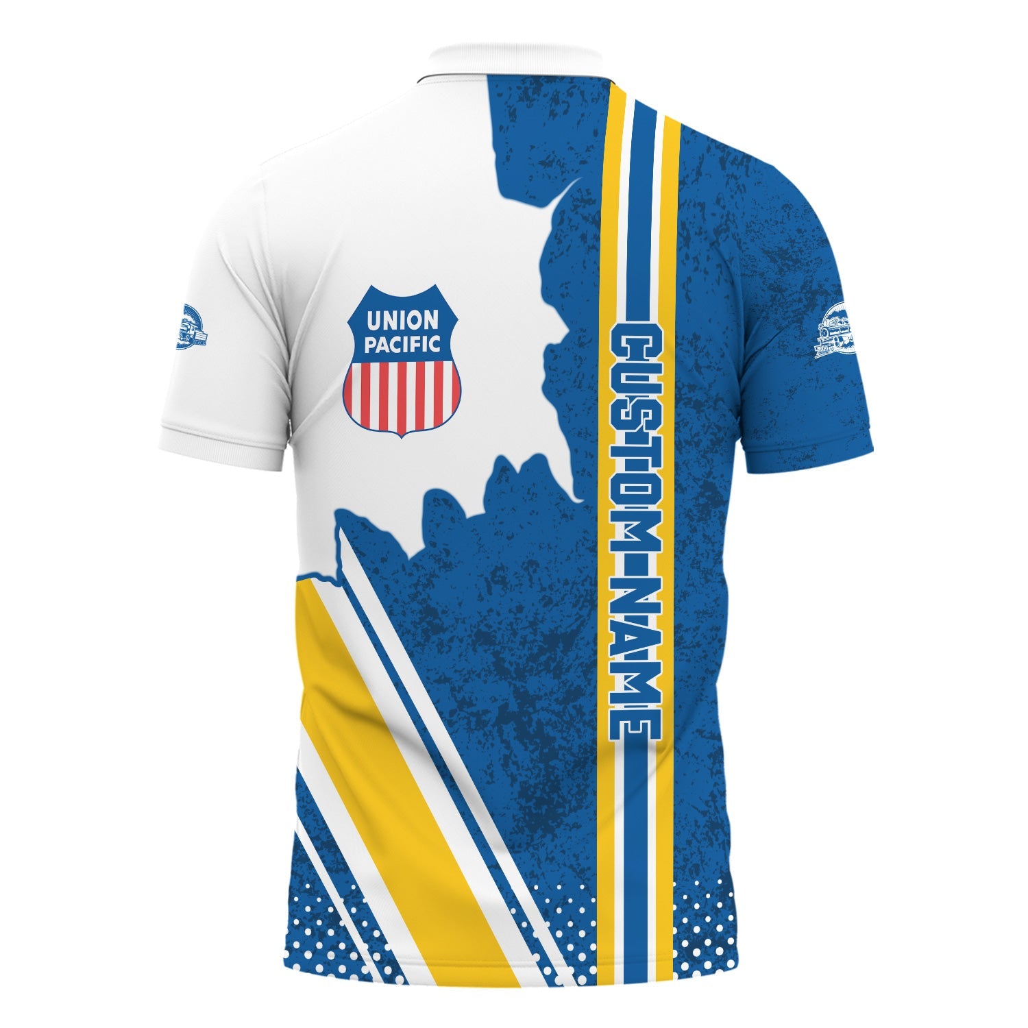 Railspirit Personalized Union Pacific Railroad Polo Shirt Big Boy All Over Printed Unisex Shirt