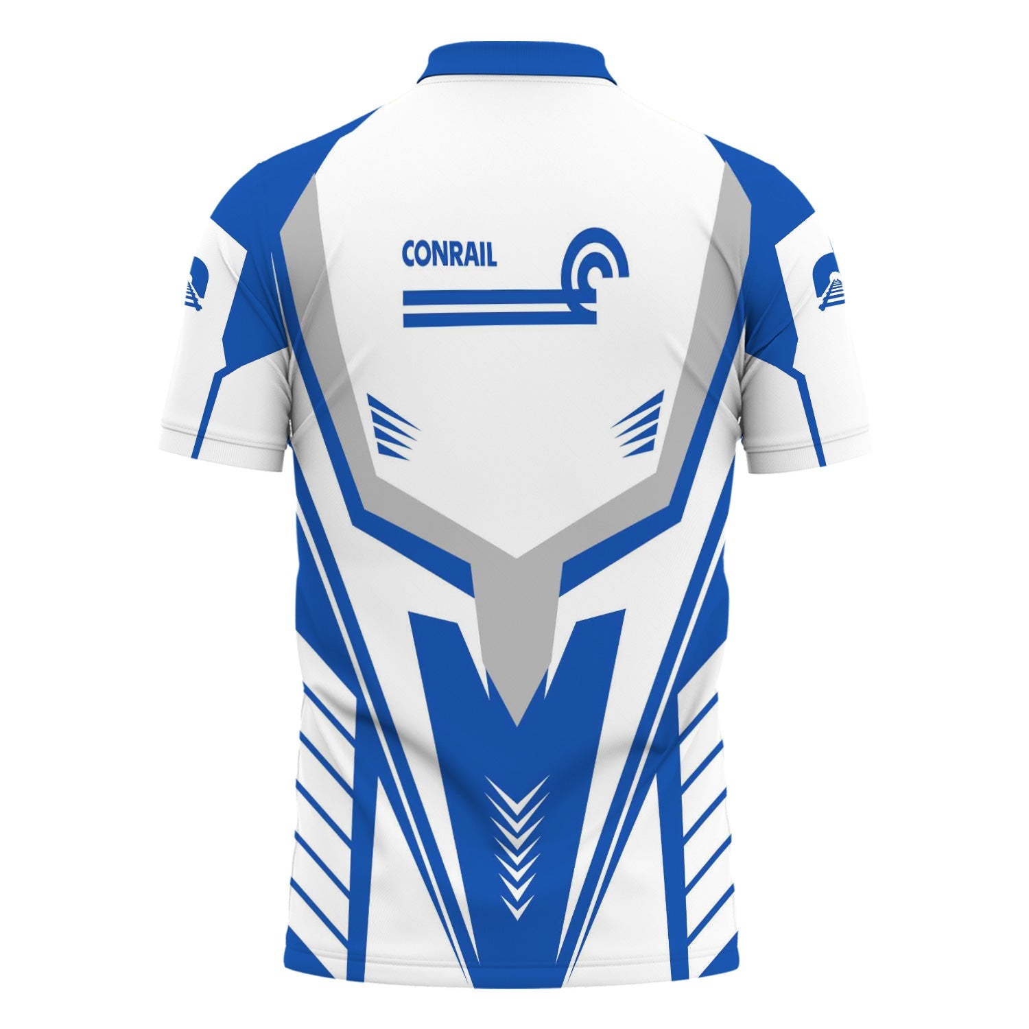 Railspirit Personalized Conrail Railroad Polo Shirt Workwear-Inspired with Custom Position Train Shirt