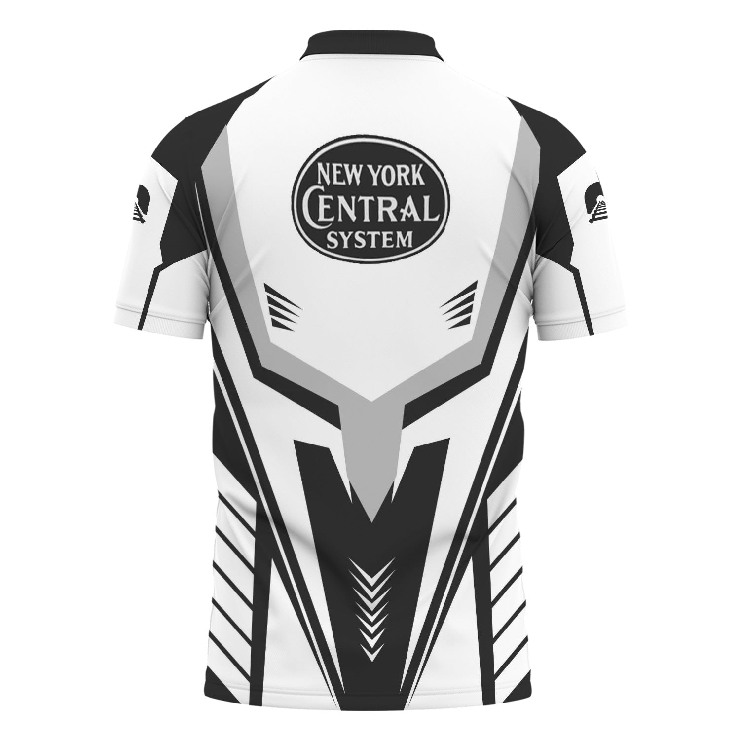 Railspirit Personalized New York Central Railroad Polo Shirt Workwear-Inspired with Custom Position Train Shirt