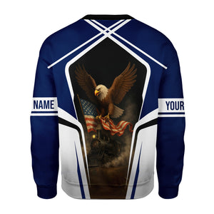 Railspirit Personalized Baltimore and Ohio Railroad Sweatshirt American Eagle Vintage Train B&O Shirt