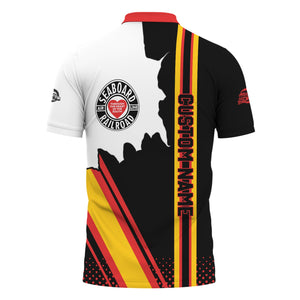 Railspirit Personalized Seaboard Air Line Railroad Polo Shirt All Over Printed Unisex Shirt