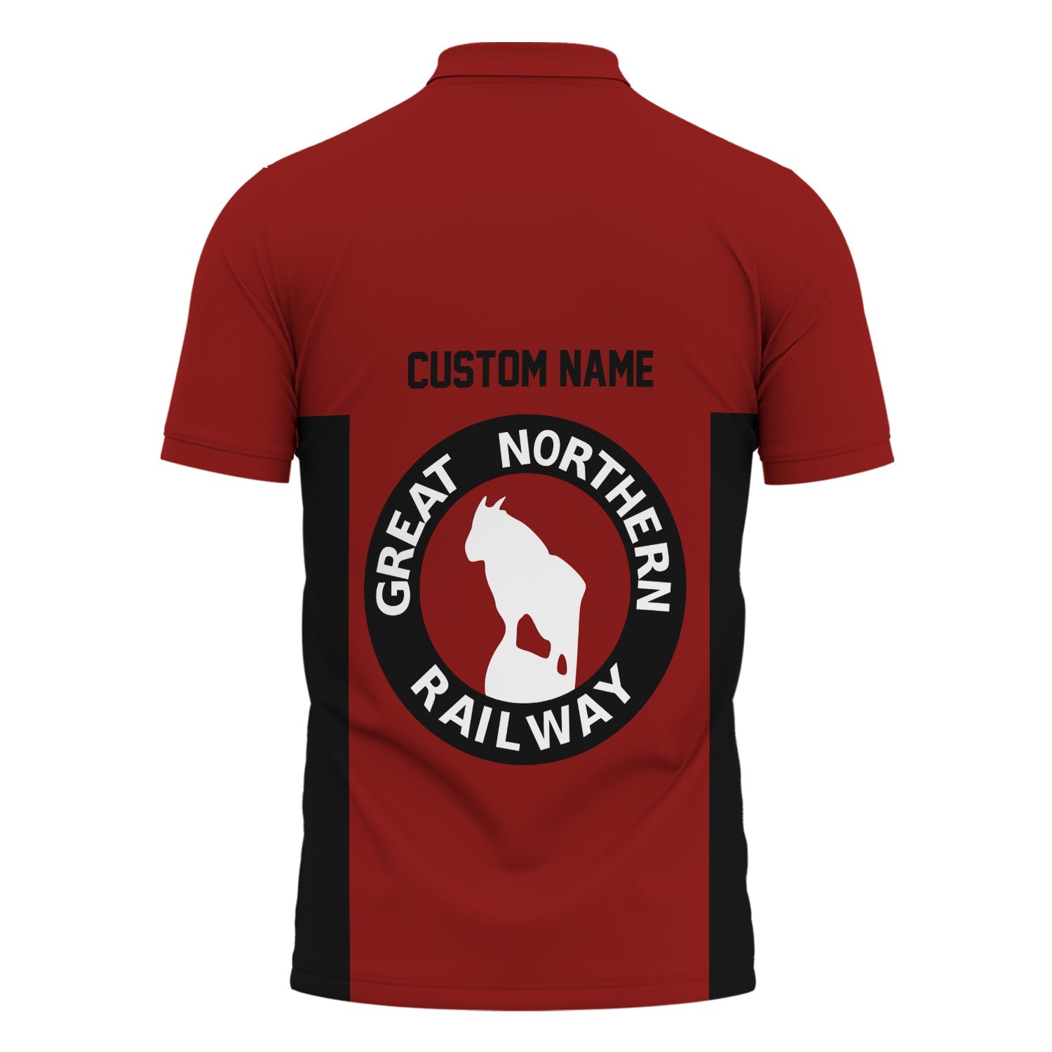 Railspirit Custom Name Great Northern Railway Polo Shirt Yes I Need All Those Train GNR Printed Shirt