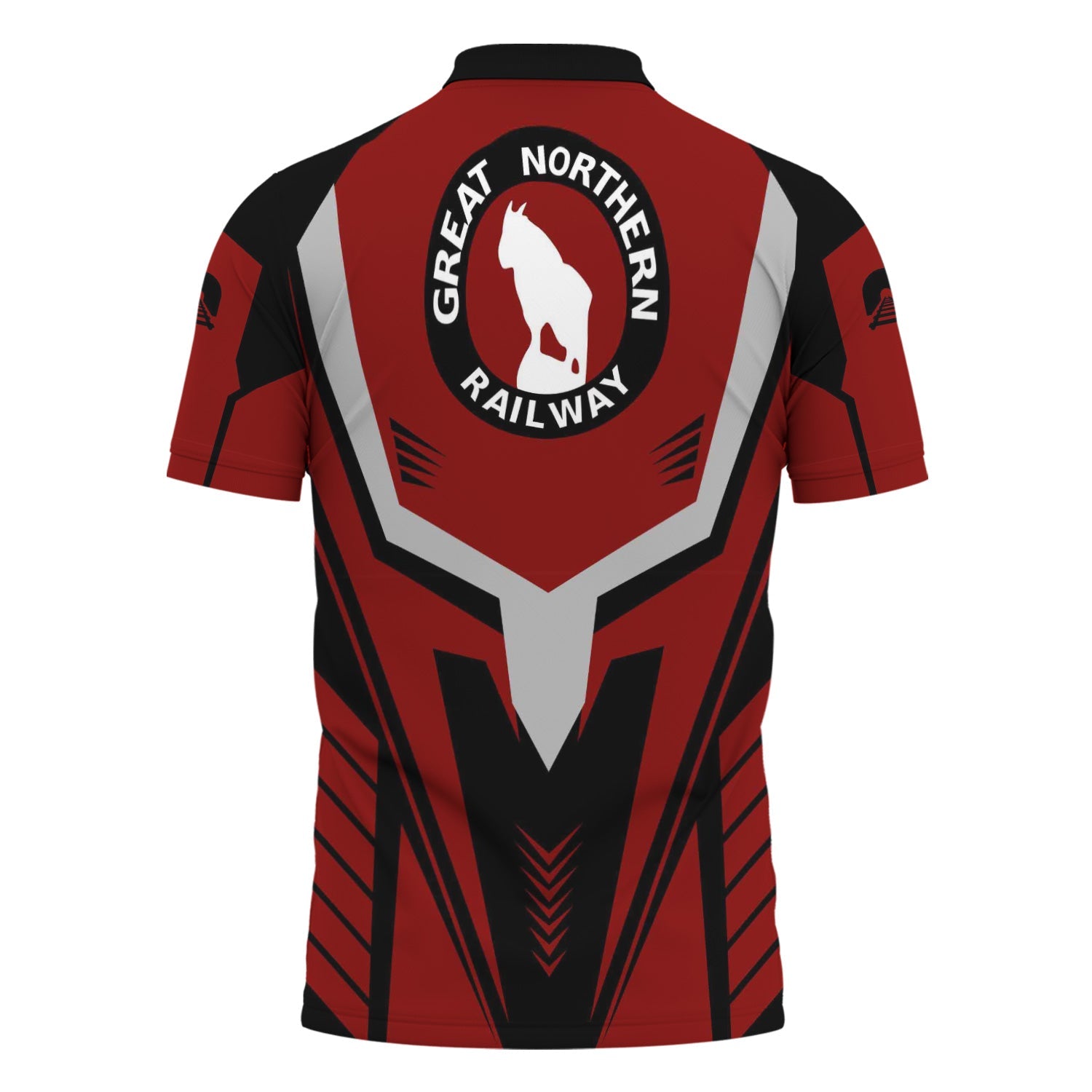Railspirit Personalized Great Northern Railway Polo Shirt Workwear-Inspired with Custom Position GNR Train Shirt