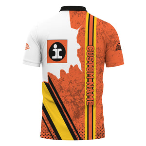 Railspirit Personalized Illinois Central Railroad Polo Shirt All Over Printed Unisex Shirt