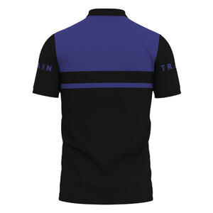 Railspirit Custom Name Chicago, Burlington and Quincy Railroad Polo Shirt American Train Ticket Printed Shirt