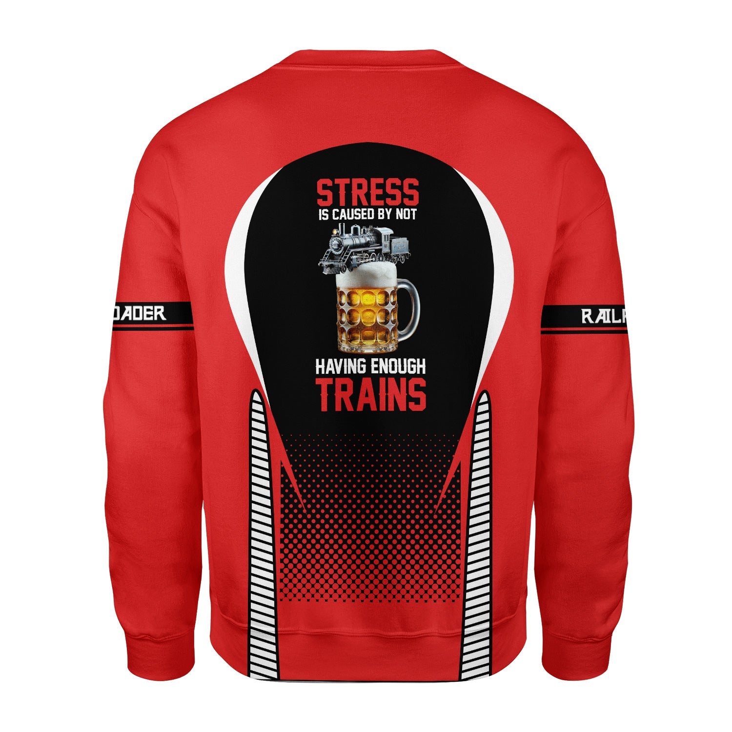 Railspirit Personalized Seaboard Air Line Railroad Sweatshirt Stress Is Caused By Not Having Enough Trains Shirt All Over Print Shirt