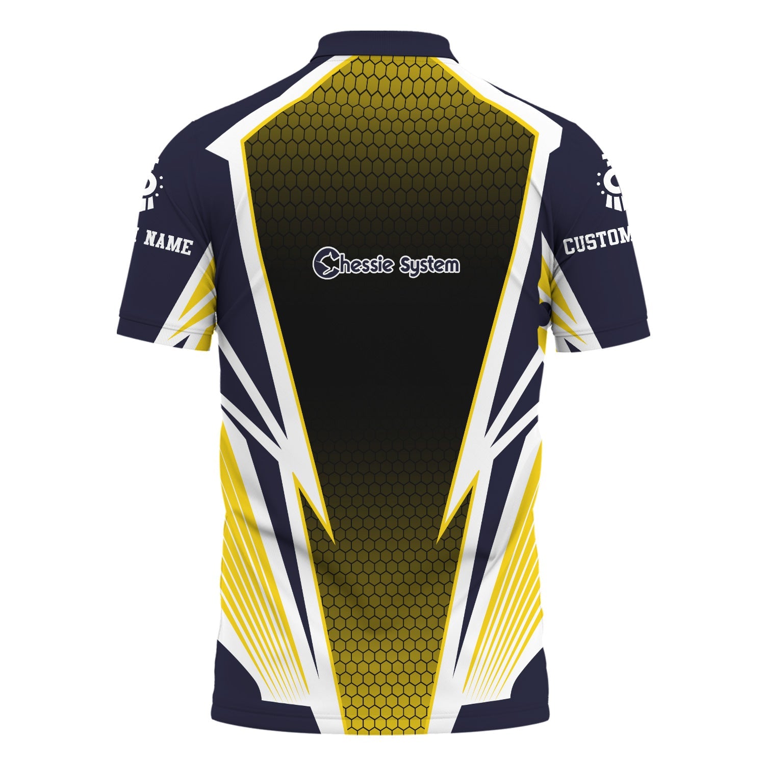 Railspirit Personalized Chessie System Railroad Polo Shirt Lightning Graphic Style Shirt Gift Idea For Train Lover