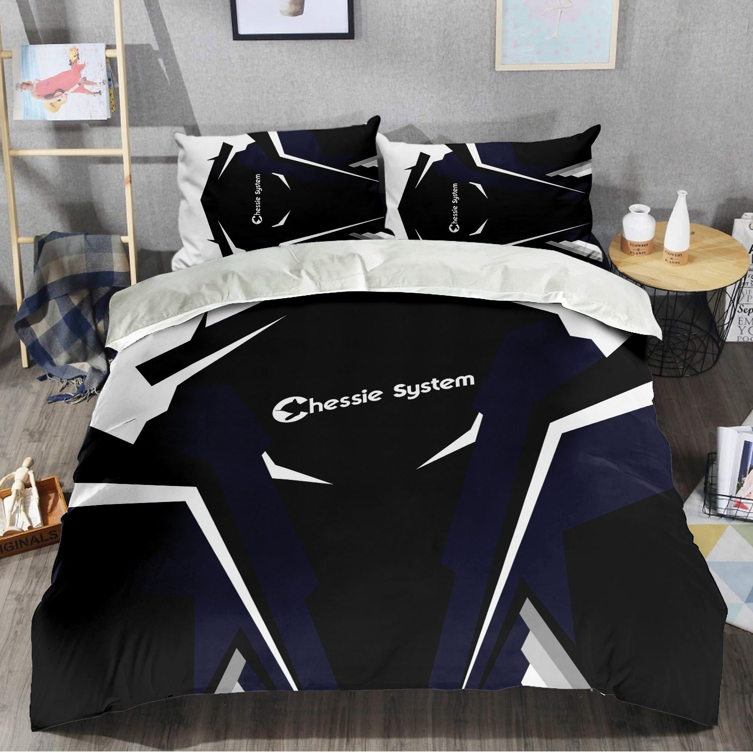 Railspirit Chessie System Railroad Bedding Set Strong Line Style Bedding Set All Over Print