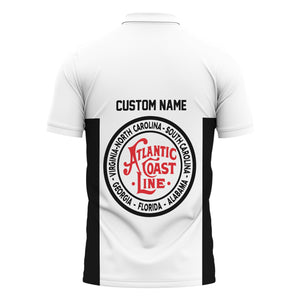 Railspirit Custom Name Atlantic Coast Line Railroad Polo Shirt Yes I Need All Those Train Printed Shirt