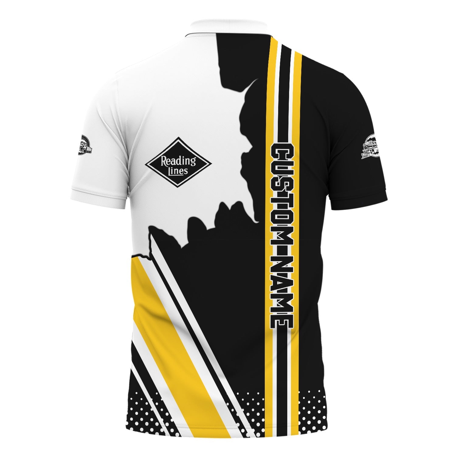 Railspirit Personalized Reading Railroad Polo Shirt All Over Printed Unisex Shirt