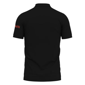 Railspirit Personalized Chicago and North Western Railway Polo Shirt Crossing Railroad Sign American Locomotive Train Shirt All Over Print