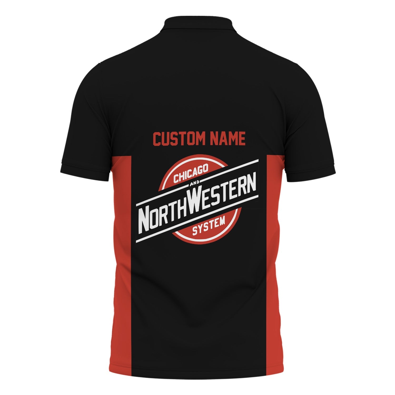 Railspirit Custom Name Chicago and North Western Railway Polo Shirt Yes I Need All Those Train Printed Shirt