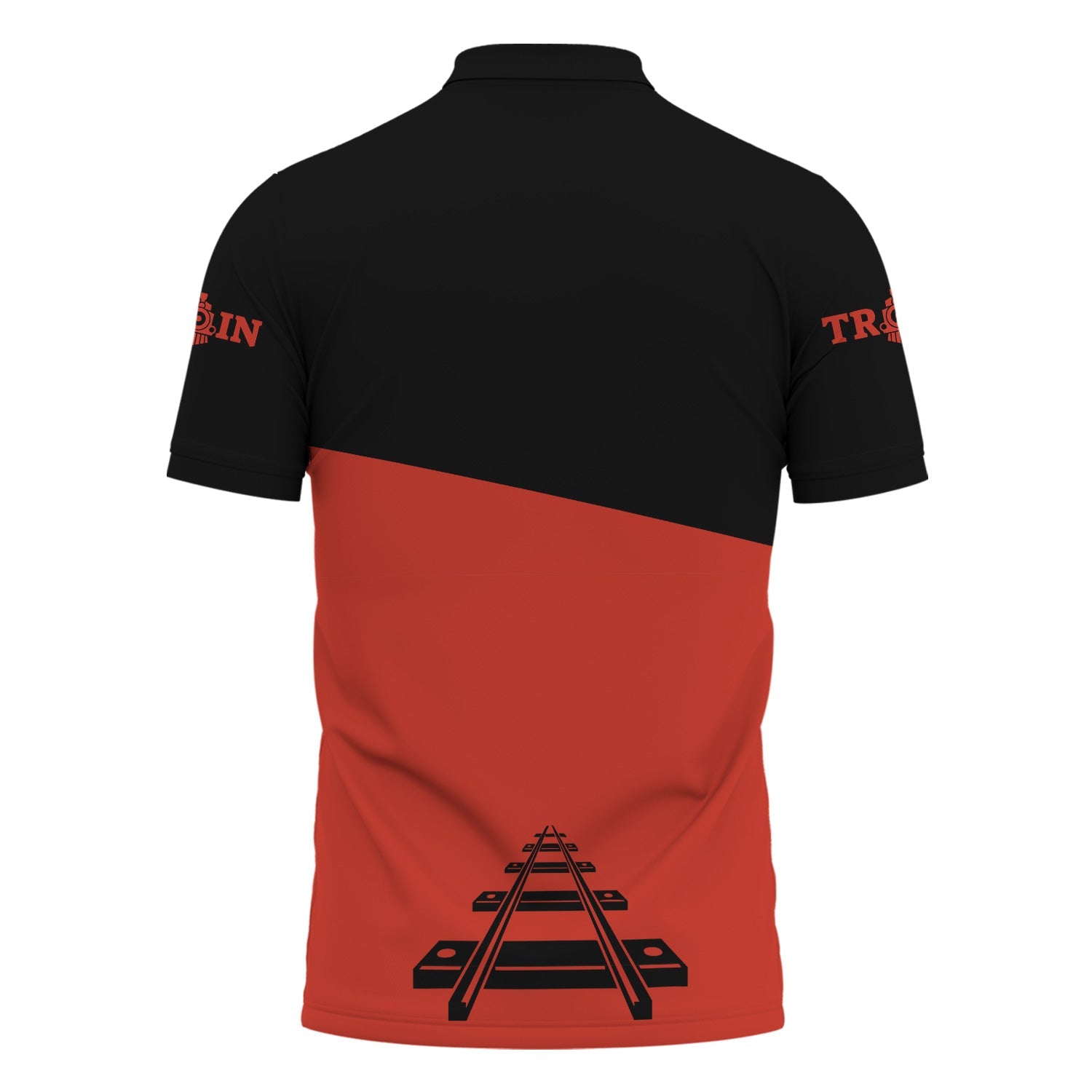 Railspirit Personalized Chicago and North Western Railway Polo Shirt One Track Mind Unisex Train Shirt Gift Idea For Train Lover