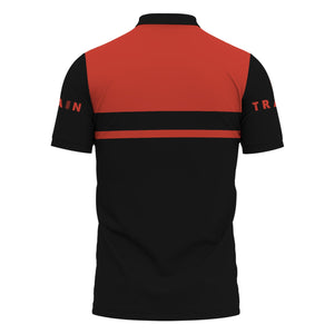 Railspirit Custom Name Chicago and North Western Railway Polo Shirt American Train Ticket Printed Shirt