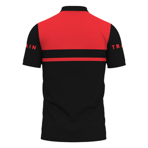 Railspirit Custom Name Chicago, Milwaukee, St. Paul and Pacific Railroad Polo Shirt American Train Ticket Milwaukee Road Printed Shirt