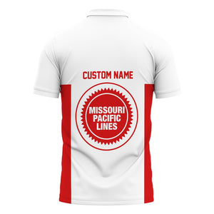 Railspirit Custom Name Missouri Pacific Railroad Polo Shirt Yes I Need All Those Train Printed Shirt