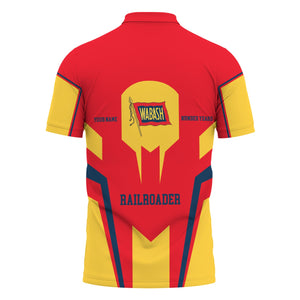 Railspirit Personalized Wabash Railroad Polo Shirt Custom Year Railroader Shirt Gift Idea For Train Lover
