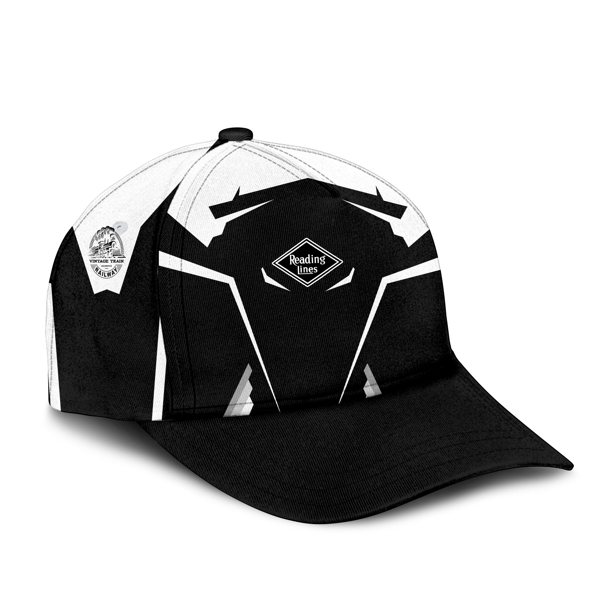 Railspirit Reading Railroad Classic Cap Strong Line Style Cap All Over Print