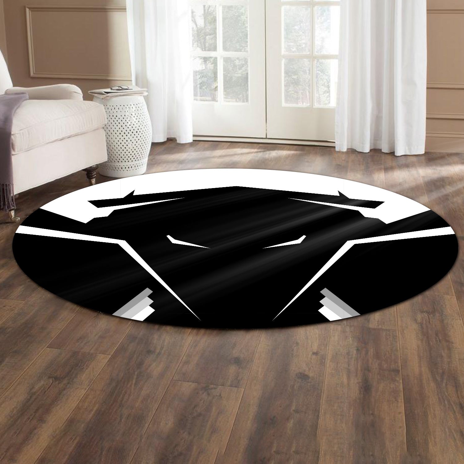 Railspirit Reading Railroad Round Mat Strong Line Style Rug All Over Print