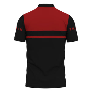 Railspirit Custom Name Lehigh Valley Railroad Polo Shirt American Train Ticket Printed Shirt