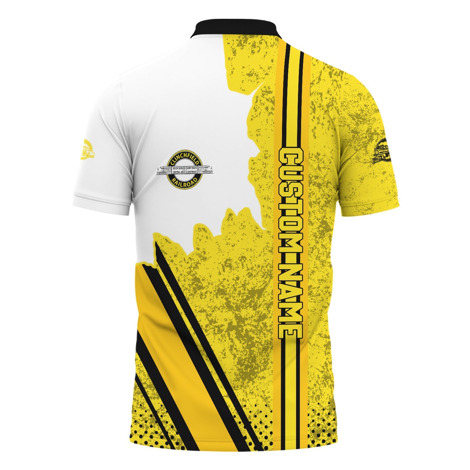 Railspirit Personalized Clinchfield Railroad Polo Shirt All Over Printed Unisex Shirt