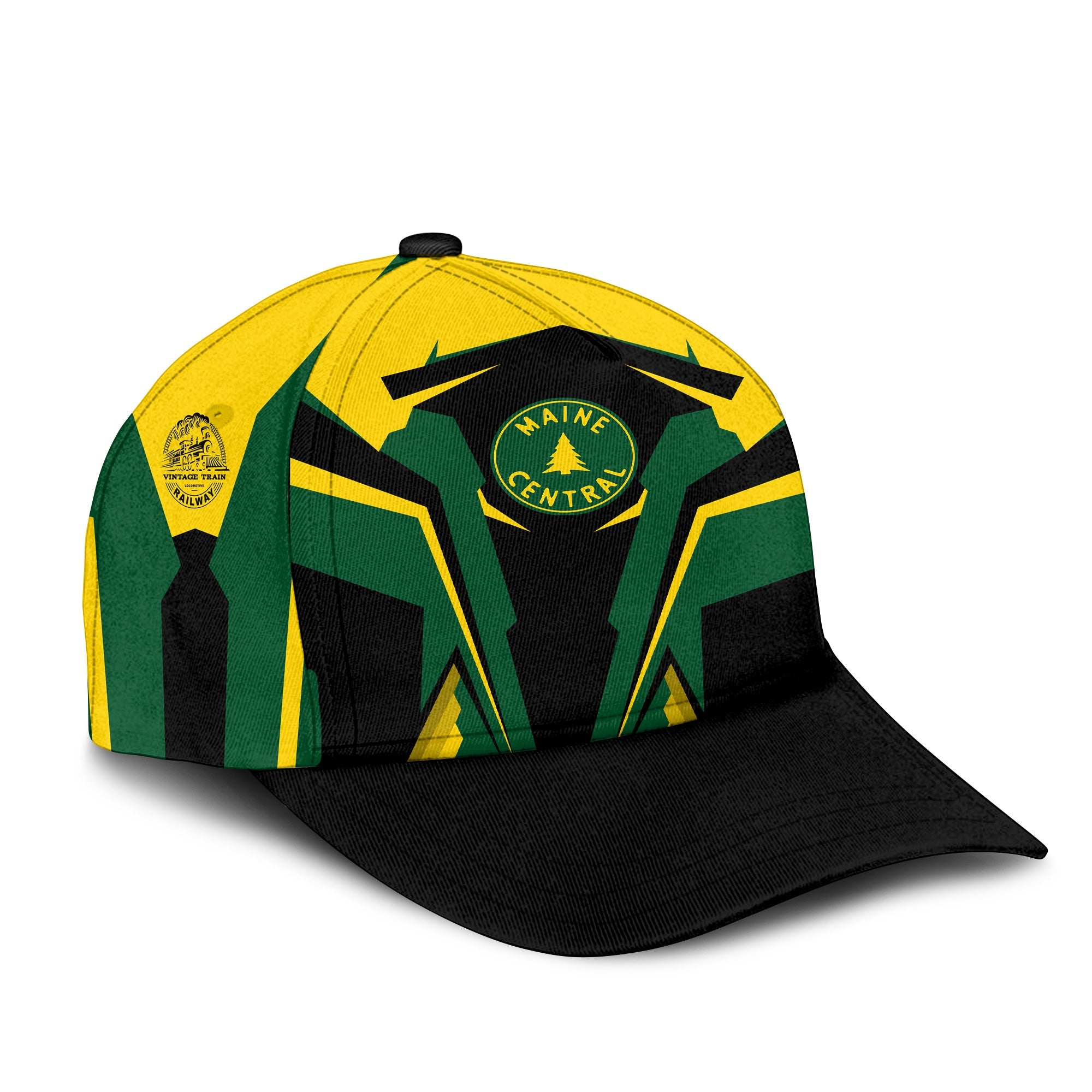 Railspirit Maine Central Railroad Classic Cap Strong Line Style Cap All Over Print