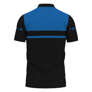 Railspirit Custom Name Union Pacific Railroad Polo Shirt American Train Ticket Big Boy Printed Shirt