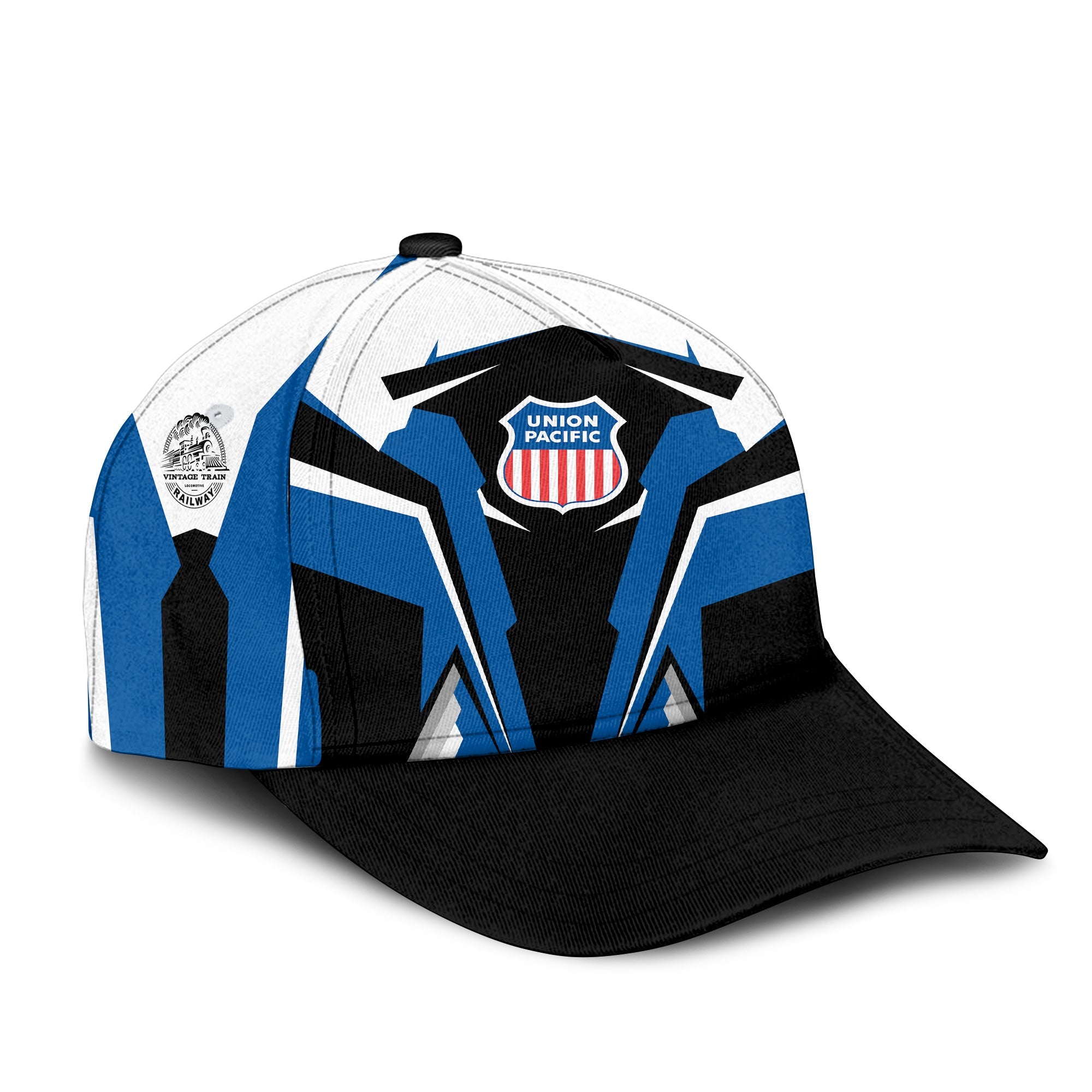 Railspirit Union Pacific Railroad Classic Cap Strong Line Style Big Boy Cap All Over Print