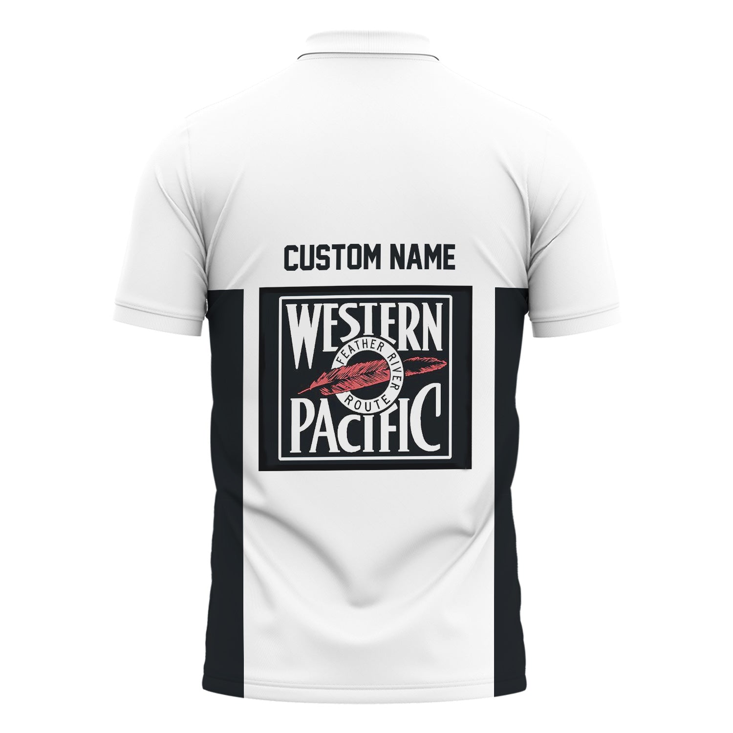 Railspirit Custom Name Western Pacific Railroad Polo Shirt Yes I Need All Those Train Printed Shirt
