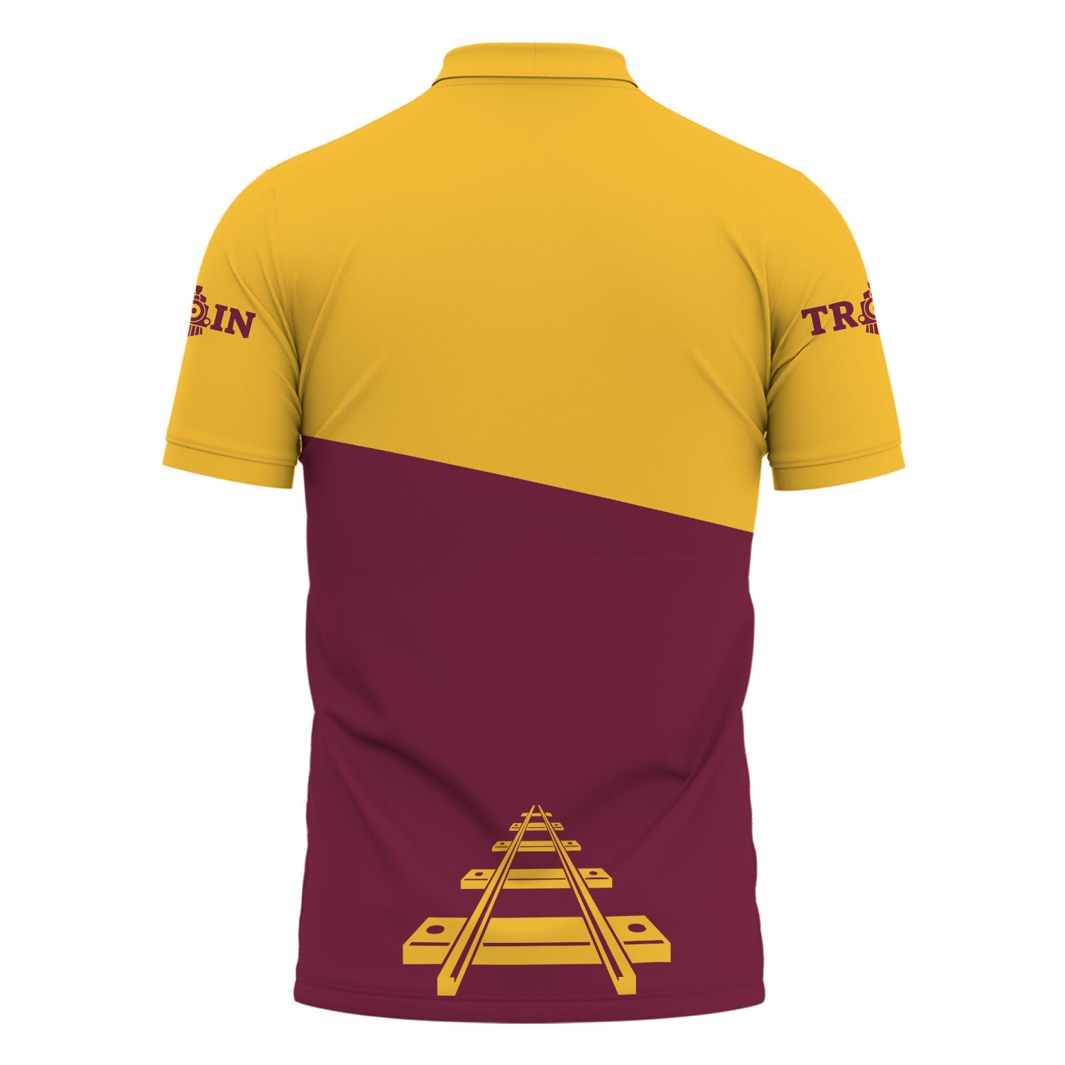 Railspirit Personalized Boston and Maine Railroad Polo Shirt One Track Mind Unisex Train Shirt Gift Idea For Train Lover