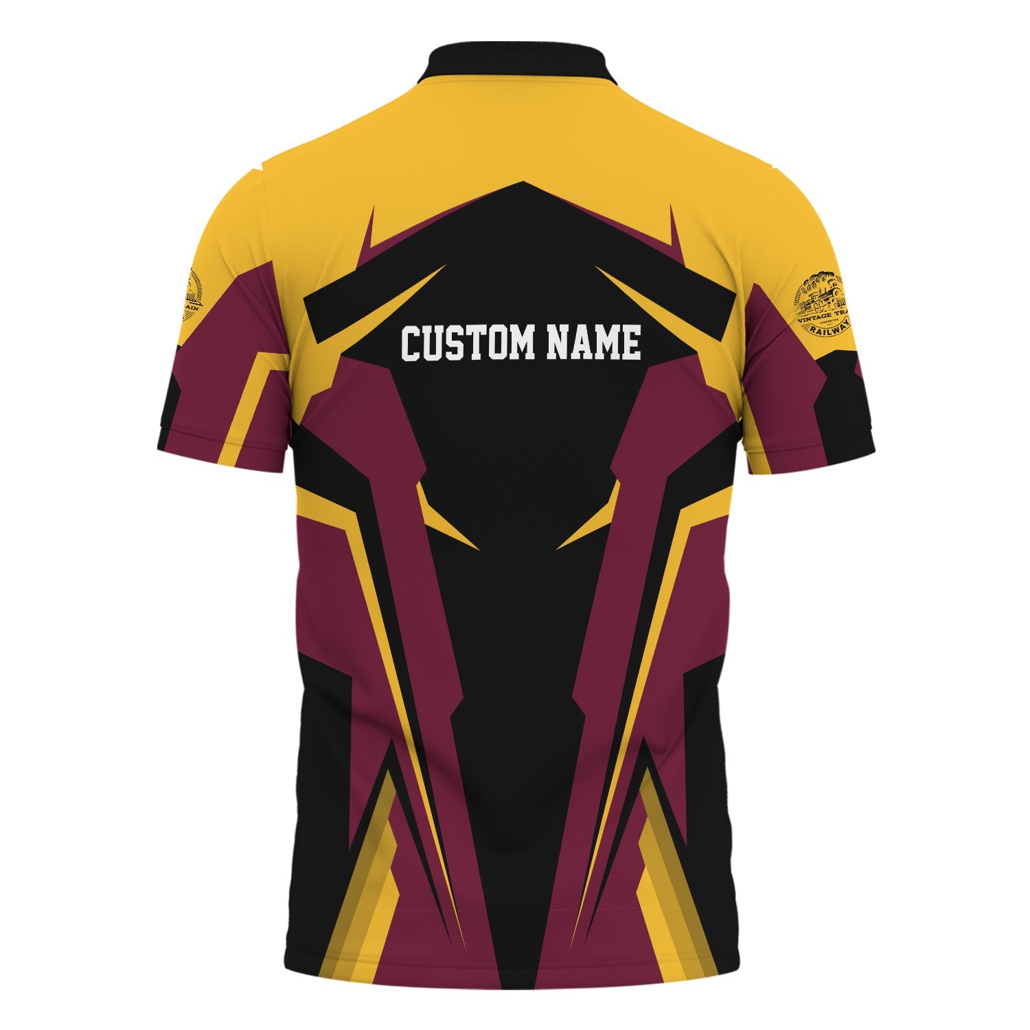 Railspirit Personalized Boston and Maine Railroad Polo Shirt Strong Line Style Train Unisex Shirt All Over Print