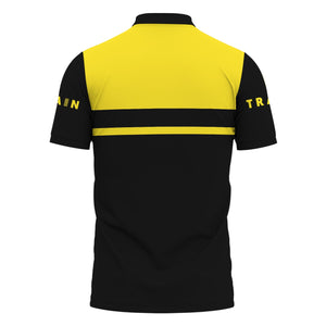 Railspirit Custom Name Clinchfield Railroad Polo Shirt American Train Ticket Printed Shirt