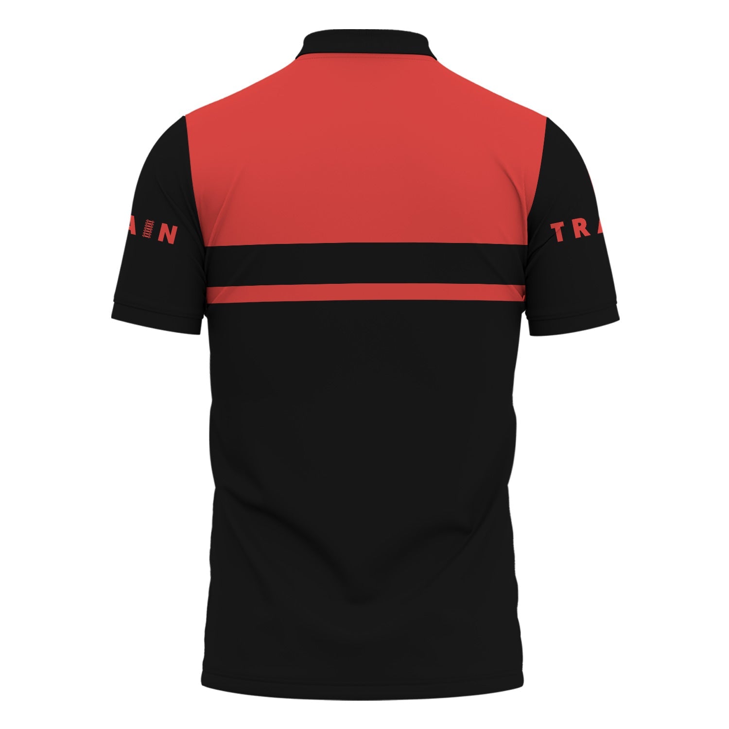 Railspirit Custom Name Chicago, Rock Island and Pacific Railroad Polo Shirt American Train Ticket Rock Island Railroad Printed Shirt