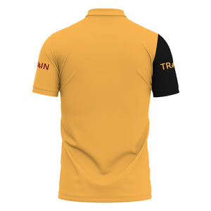 Railspirit Personalized Duluth, Missabe, & Iron Range Railroad Polo Shirt Crossing Railroad Sign American Locomotive Train Shirt All Over Print